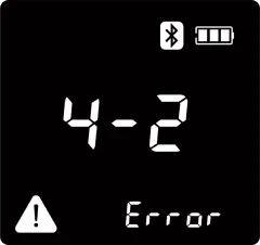 Error 4-2表示画面